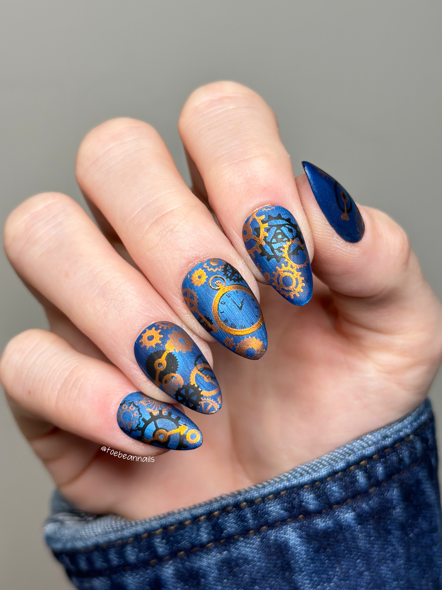 Steampunk Chic - Press On Nails