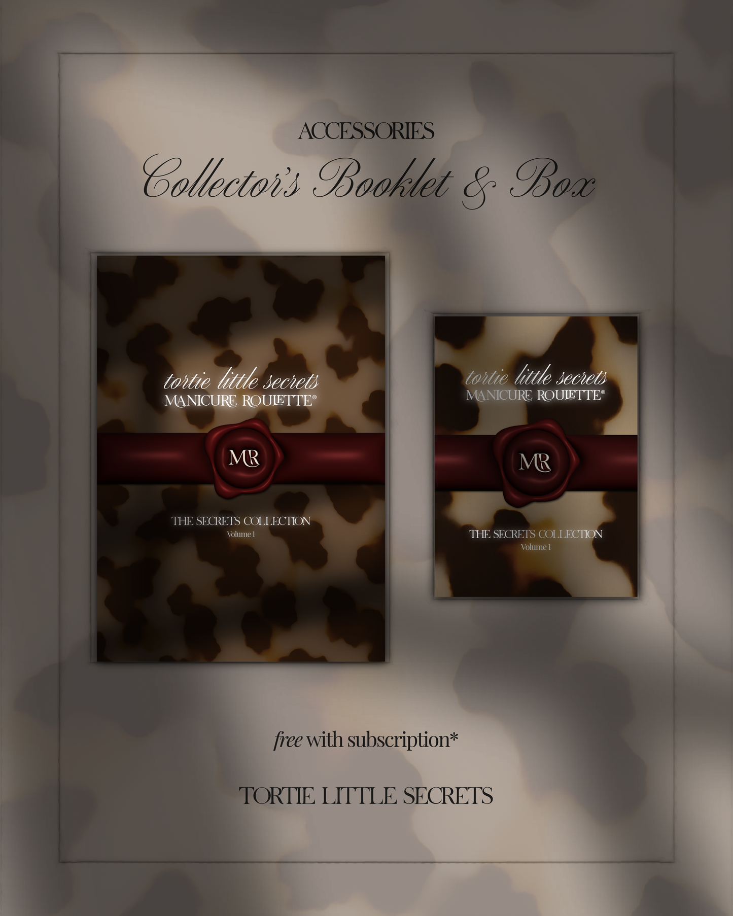Manicure Roulette®: Tortie Little Secrets | Collector's Booklet