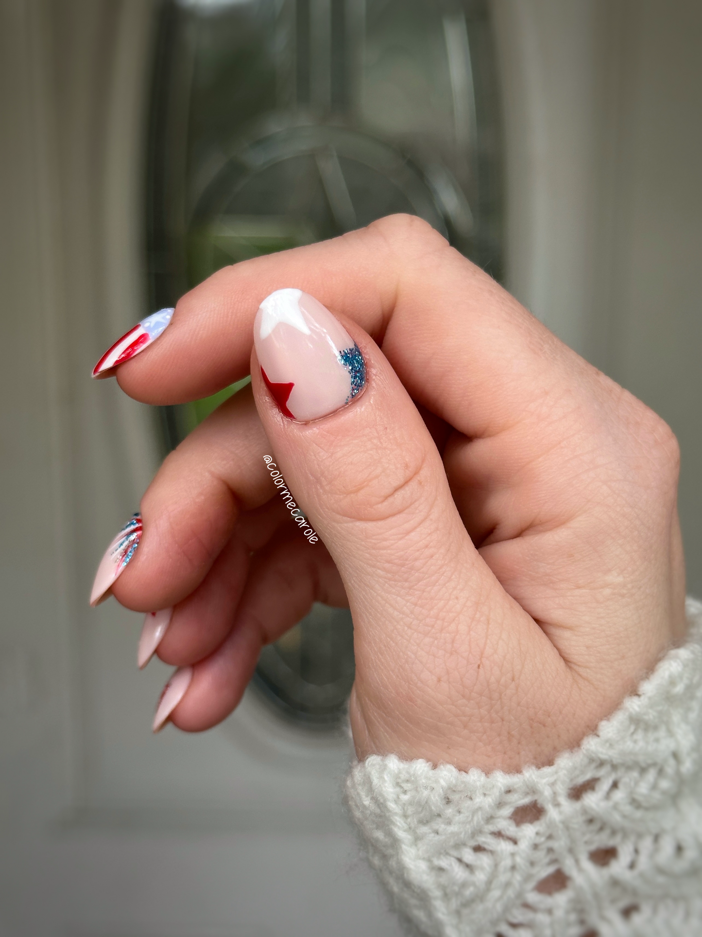 Patriotic Pizzazz - Press On Nails