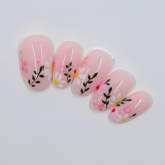 Flower Garden - Press On Nails