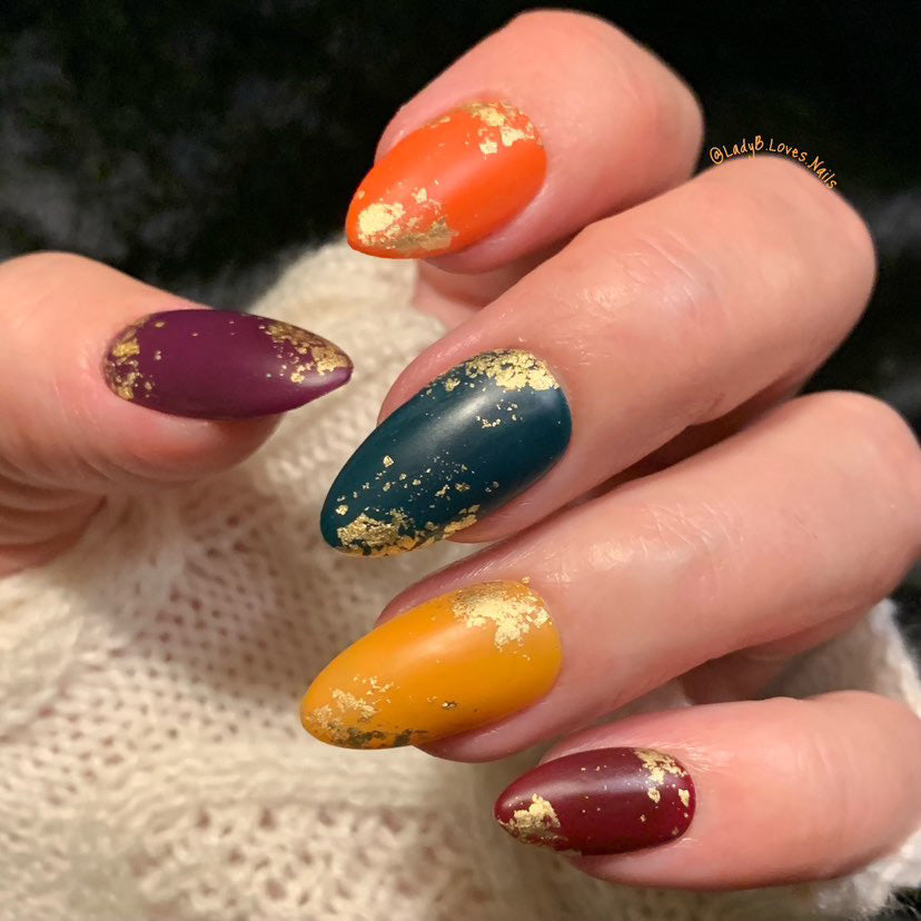 Autumn Gems - Press On Nails