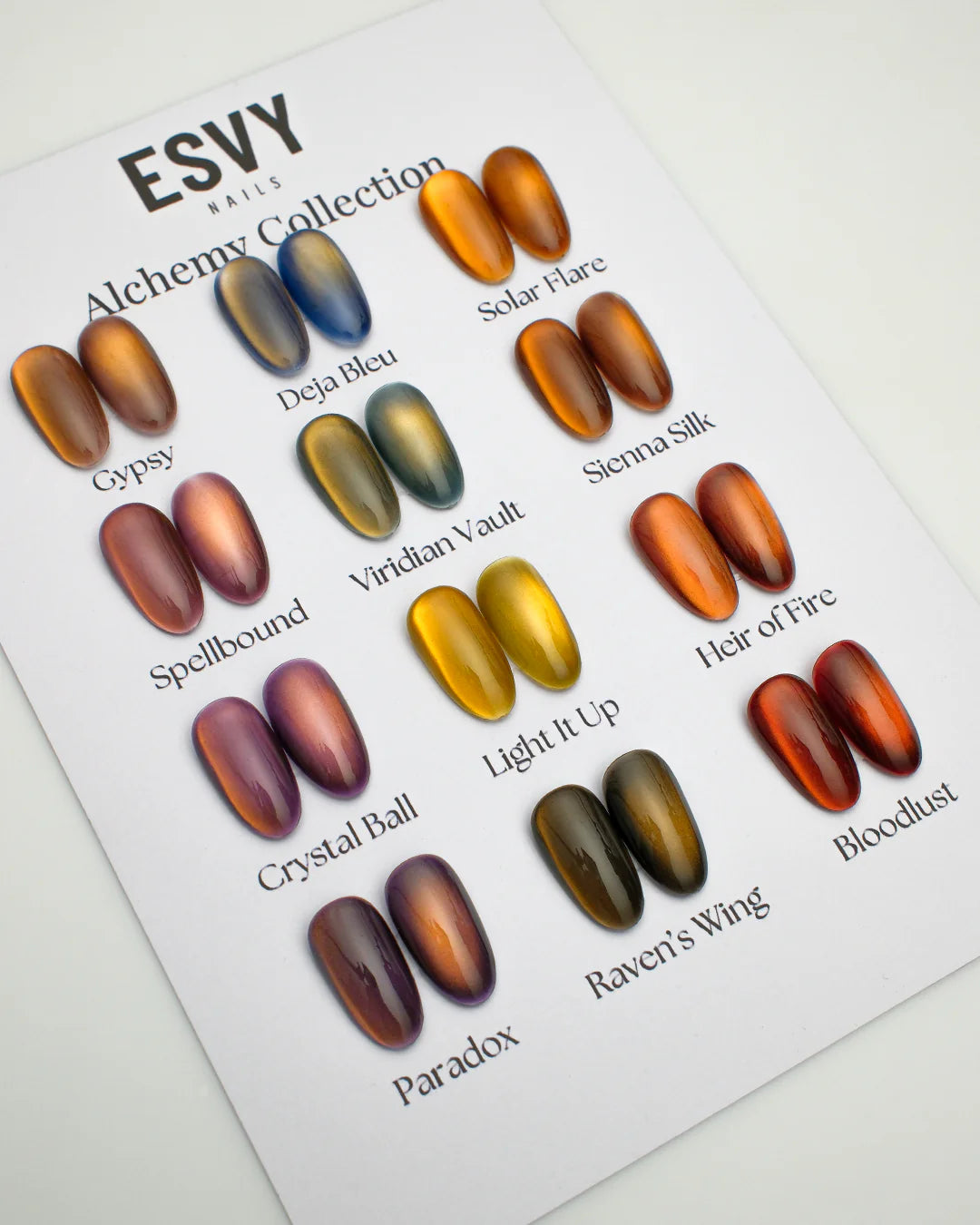 Cateye Solid Color Set • Press On Nails