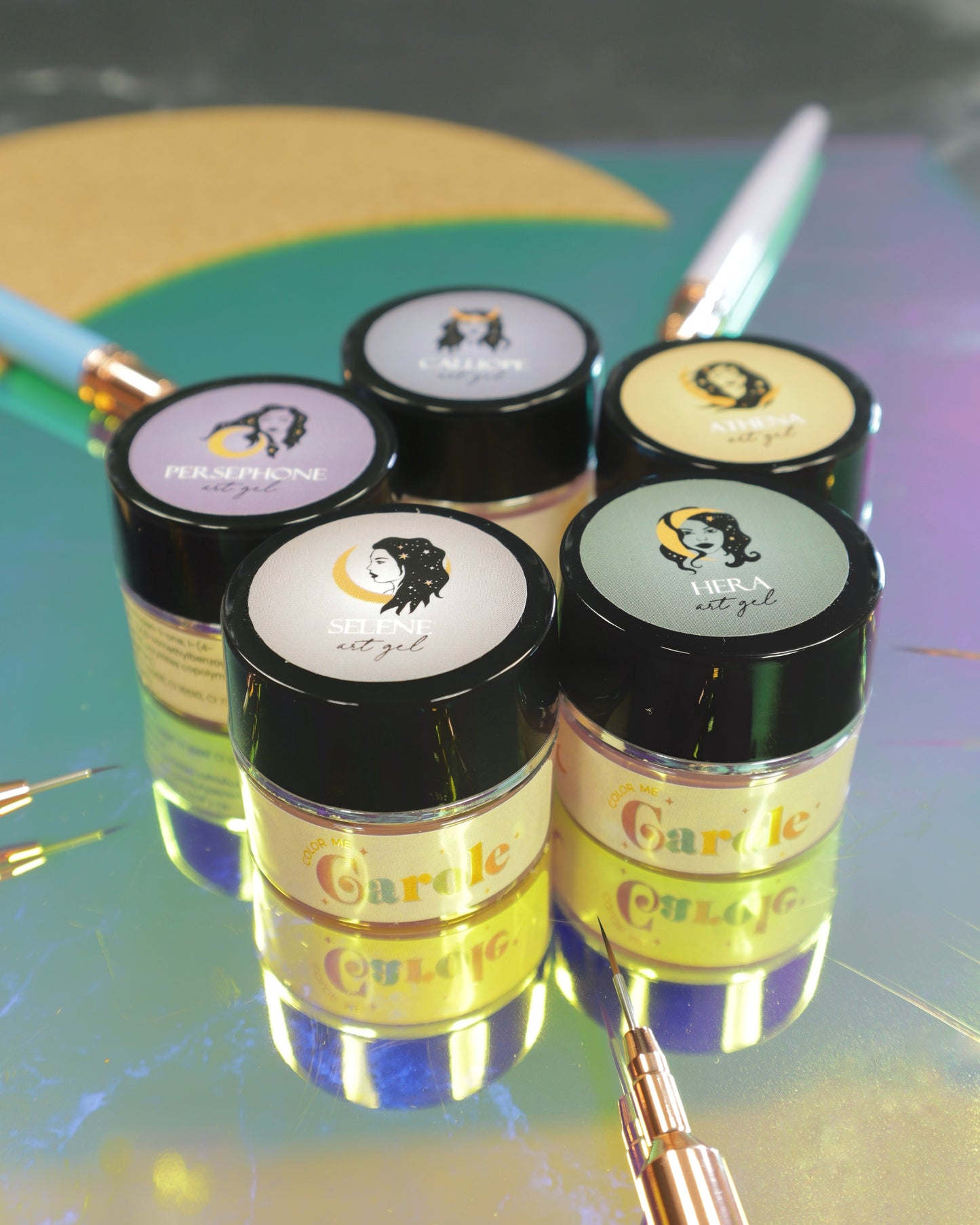 Metallic Art Gel Set • 5 pcs