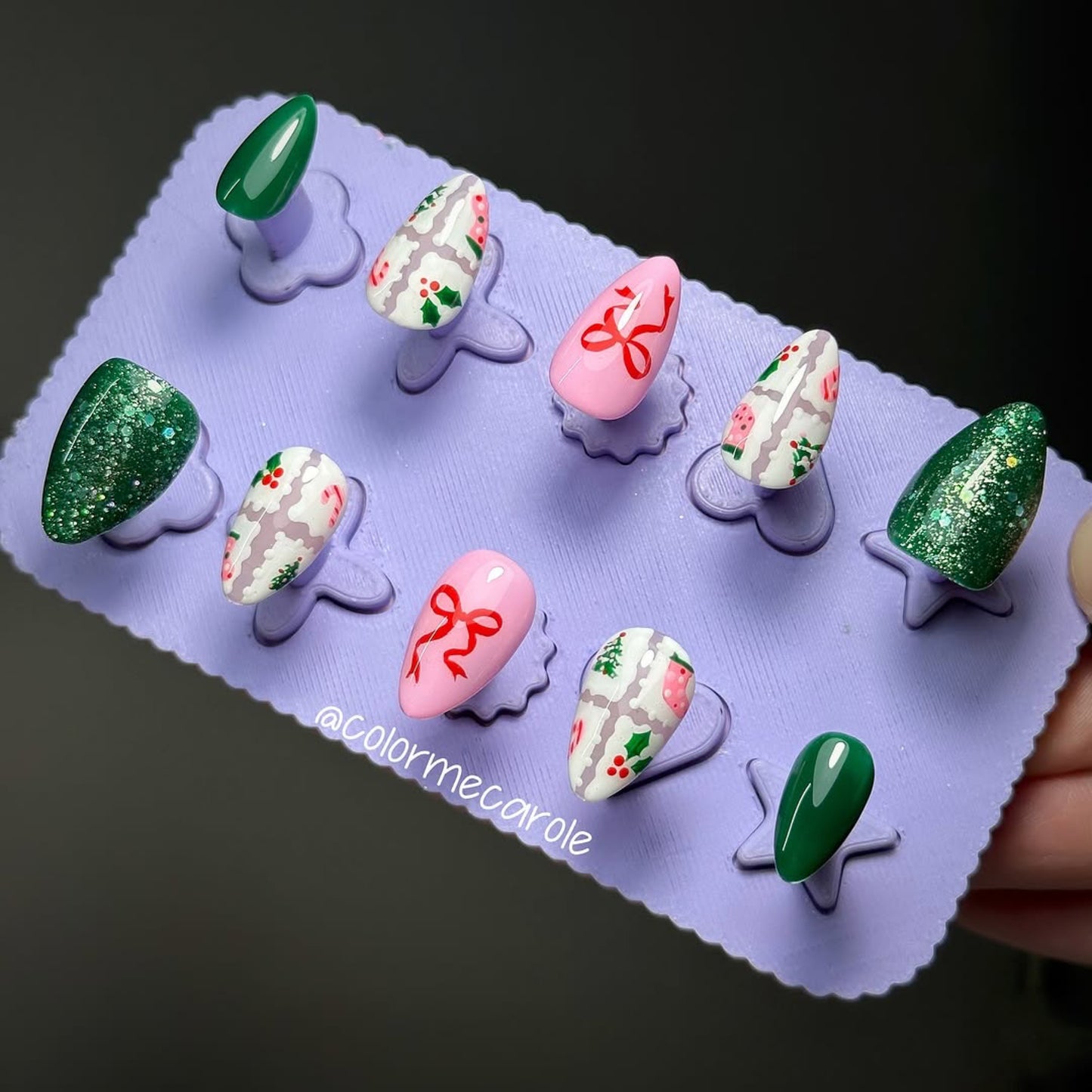 Holiday Express • Press On Nails