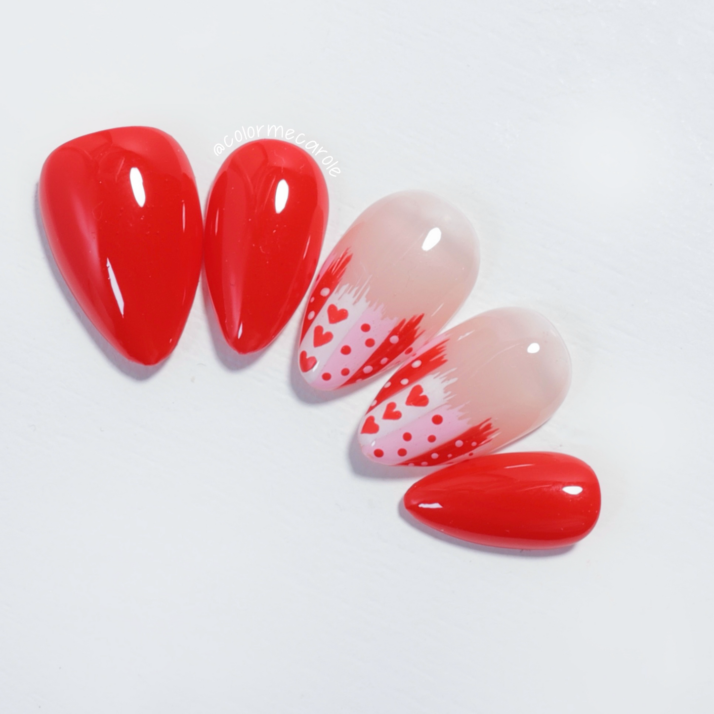 Love At First Swipe - Press On Nails