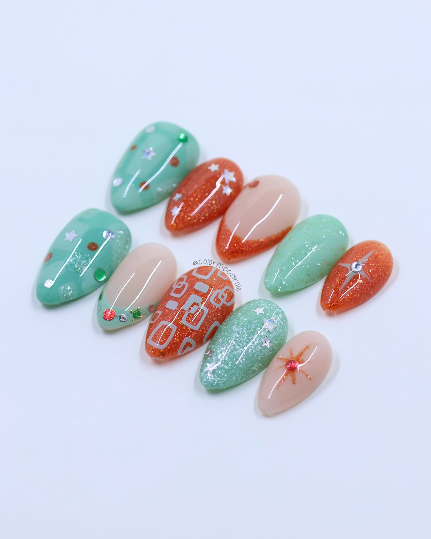 taylor swift inspired nails