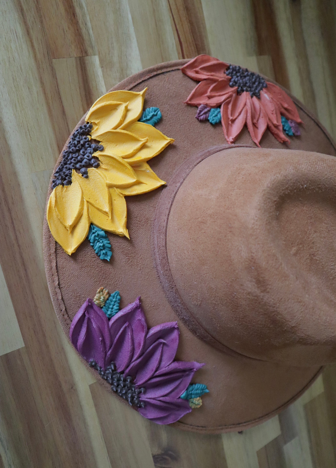 Fall Florals - Wide Brim Hat