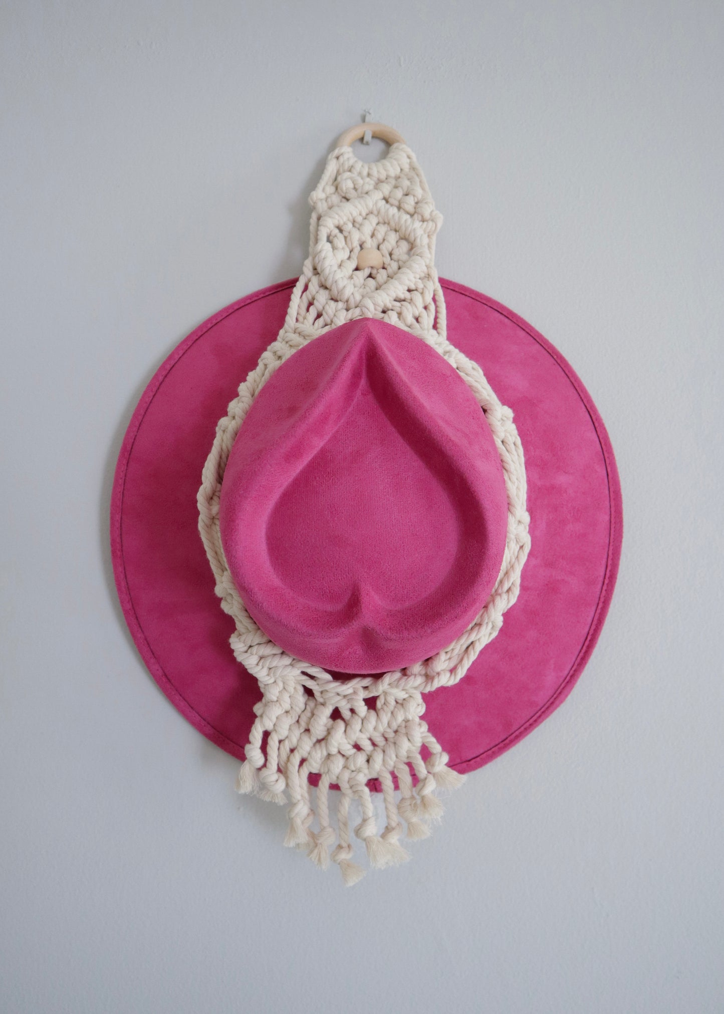 Boho Macrame Hat Hanger
