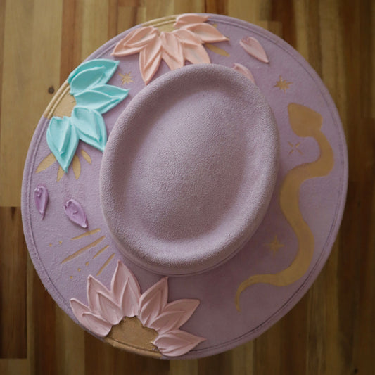 Passstel Snake  - Wide Brim Hat