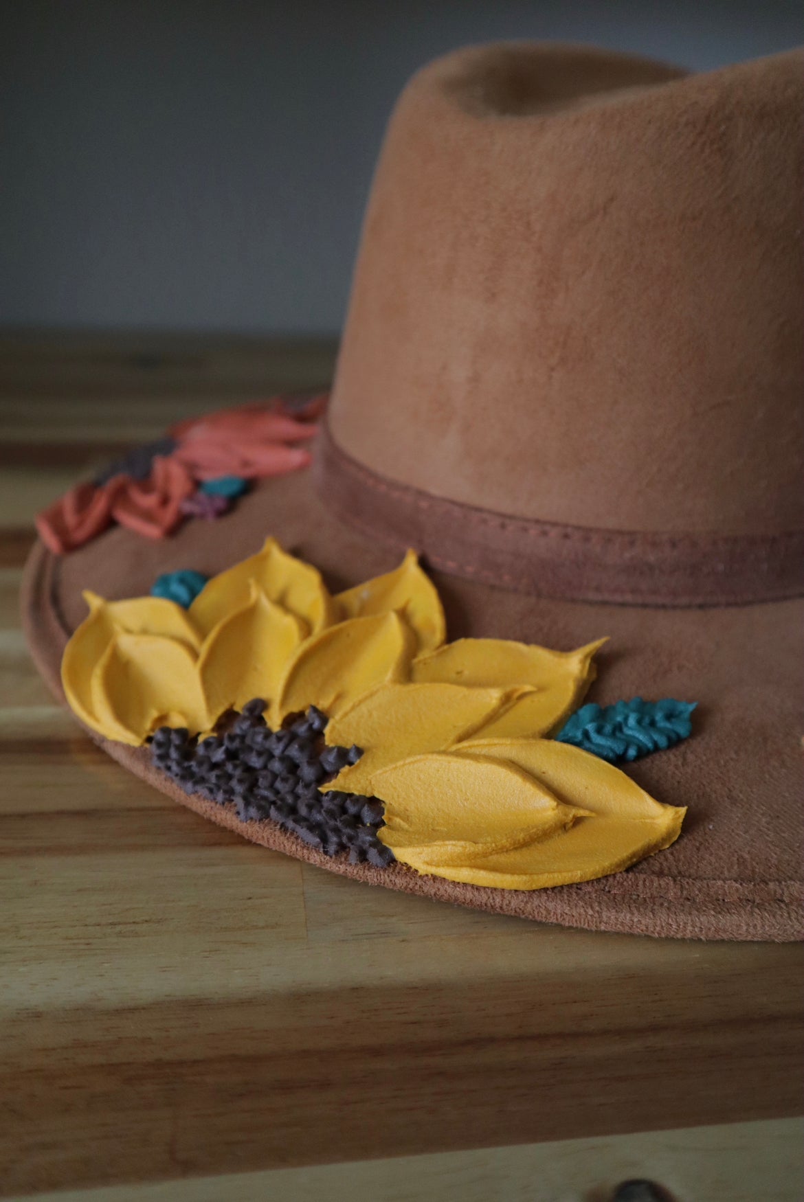 Fall Florals - Wide Brim Hat