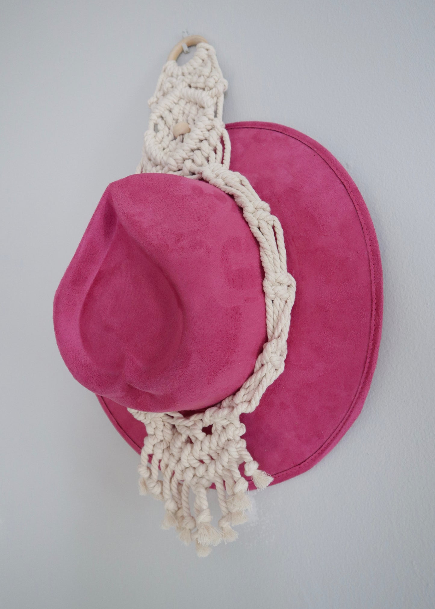 Boho Macrame Hat Hanger