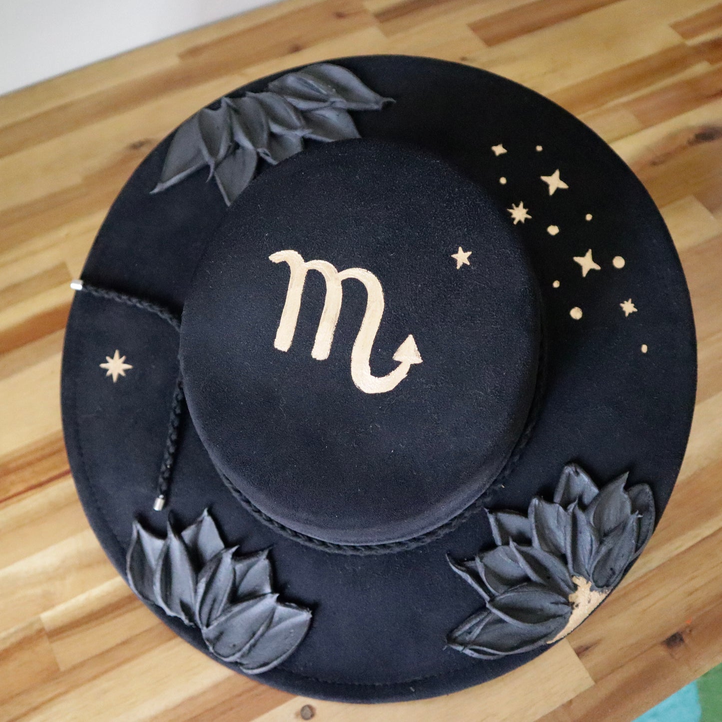 Scorpio Sign - Wide Brim Hat