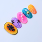 Papaya & Pearls - Press On Nails
