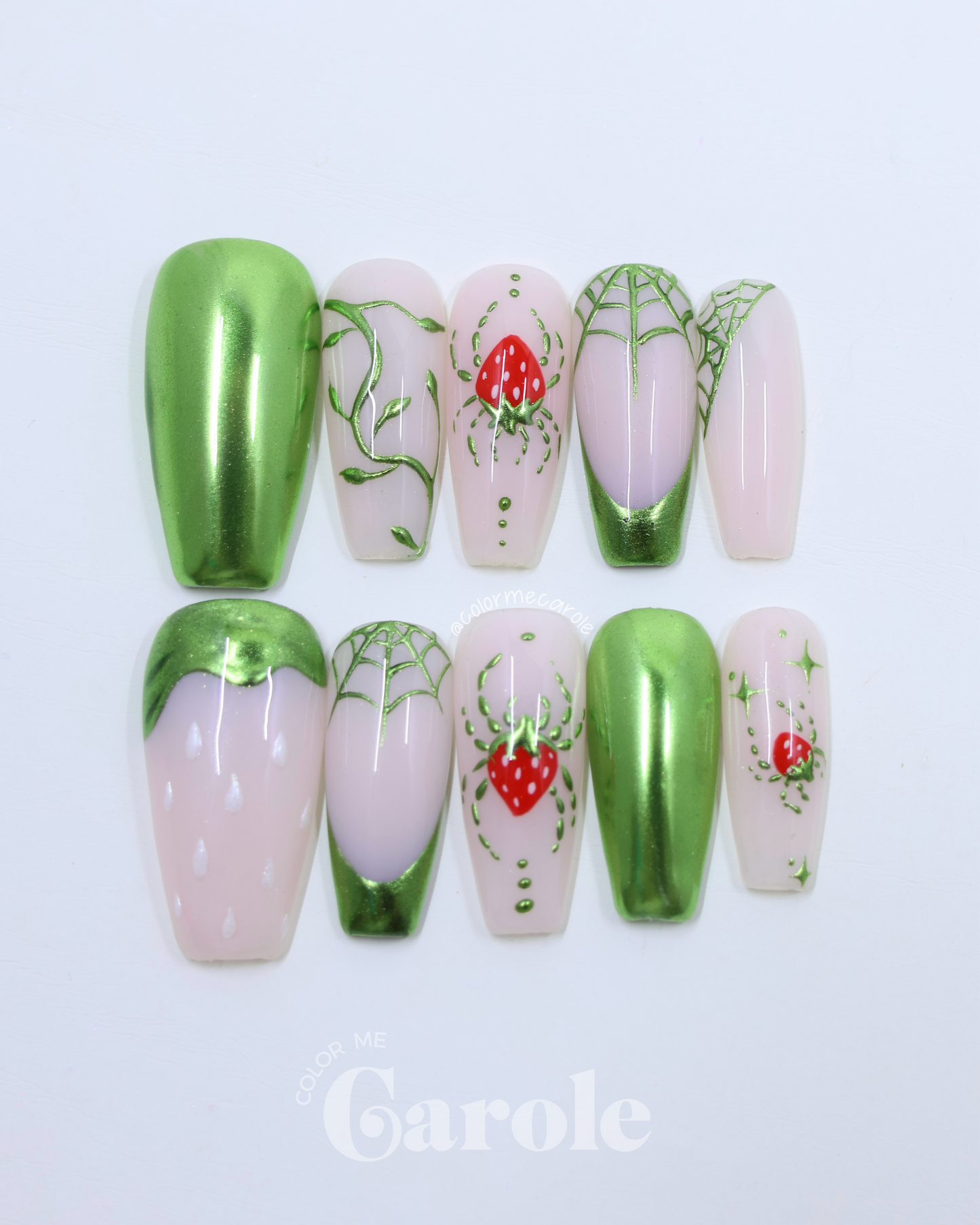 Strawberry Widow - Press On Nails