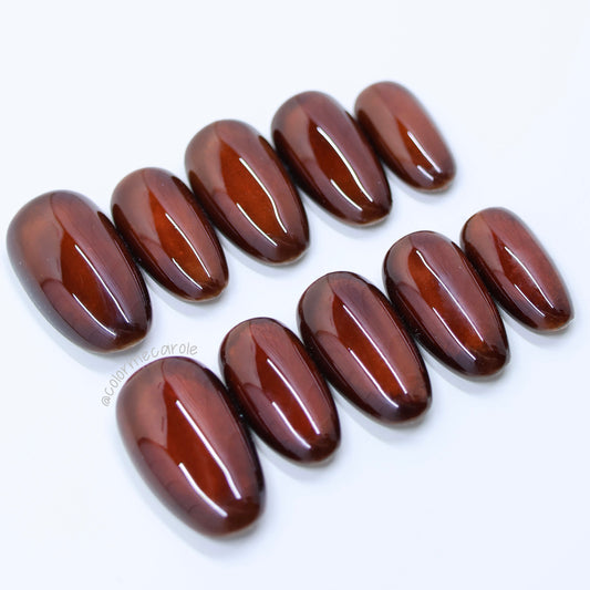 Brown Liquor - Press On Nails