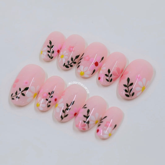 Flower Garden - Press On Nails
