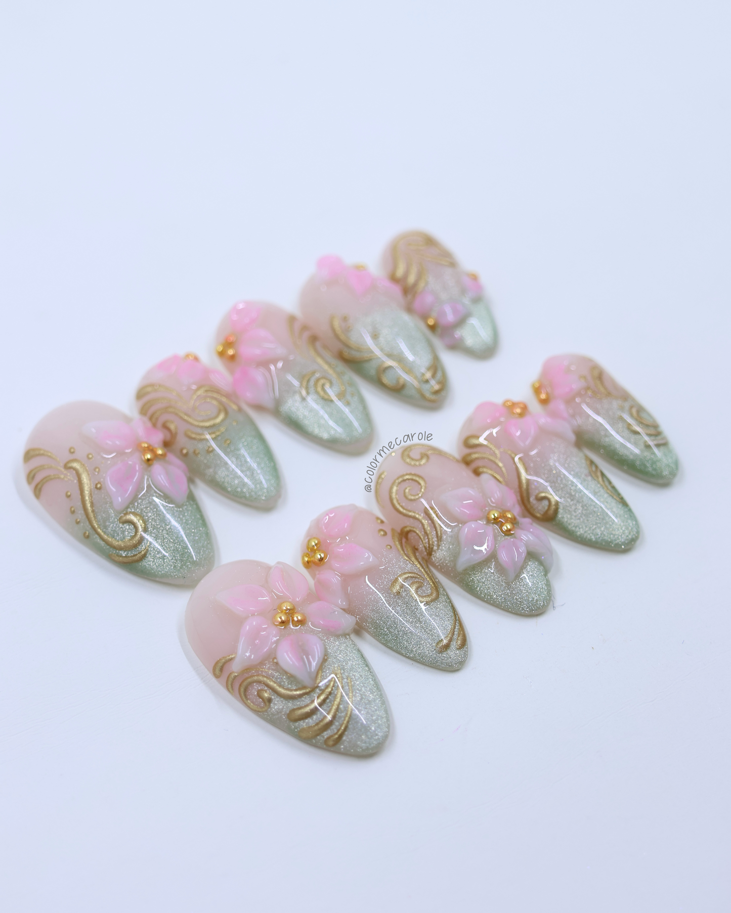 Garden Party Gossip - Press On Nails