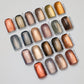 Cateye Solid Color Set • Press On Nails