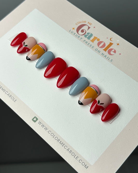 Teachers Pet-icure • Press On Nails