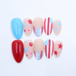 Red, White + Boom! - Press On Nails