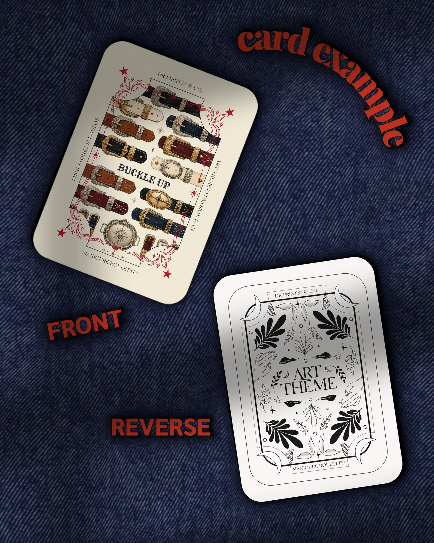 MANICURE ROULETTE RHINESTONES & RODEOS | COWGIRL ART THEME EXPANSION PACK