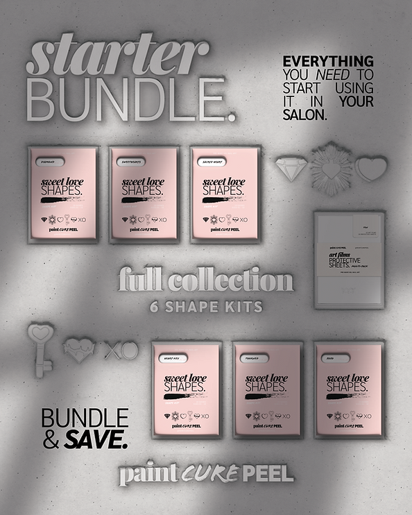 Paint Cure Peel Sweet Love: Starter Bundle