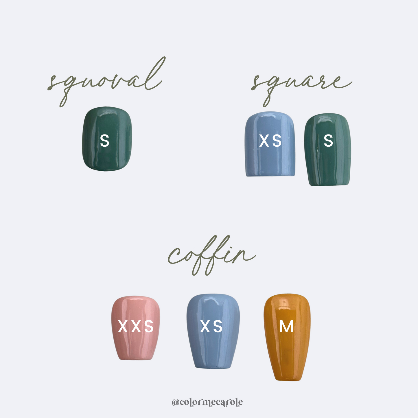 Basic Solid Color Set - Press On Nails