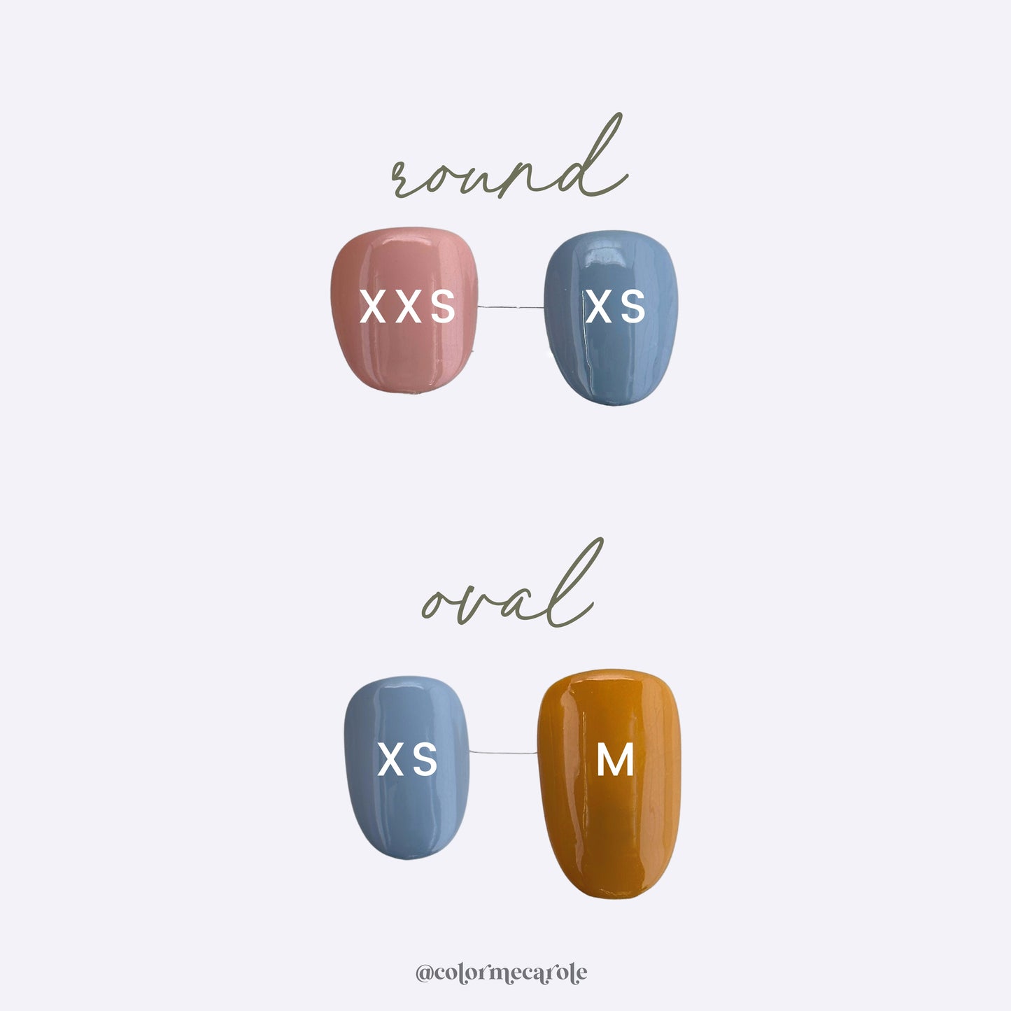 Basic Solid Color Set - Press On Nails