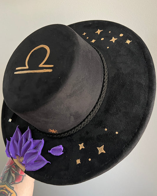 Libra Sign - Wide Brim Hat