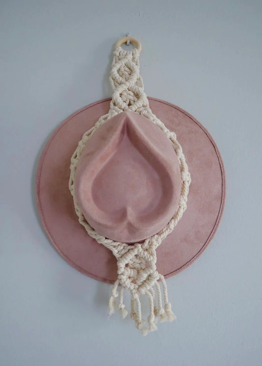 Heart Shaped Suede Hat